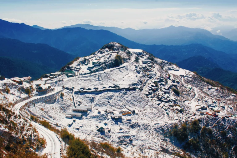 zuluk village from bird eye view point